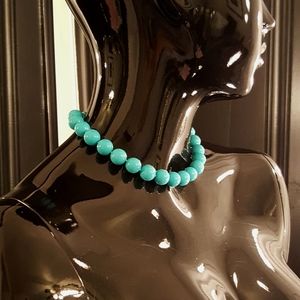 MIXIT Aquamarine Beaded Necklace